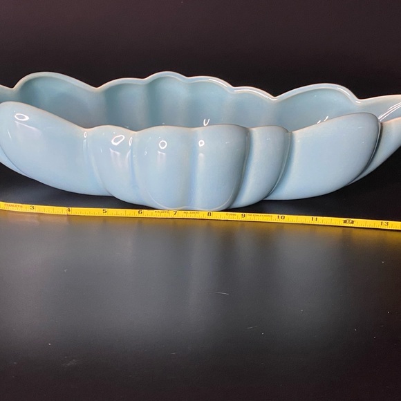 Ceramic blue fawn and serving bowl - Picture 7 of 13